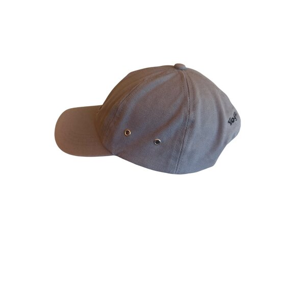 The Girls Yoga Girl Gray Baseball Cap Embroidered Yoga Pose Adjustable - Picture 3 of 6